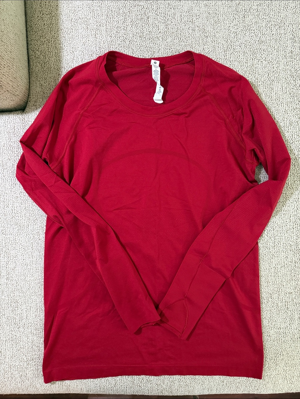lululemon athletica Women's Long-Sleeve Top - Red